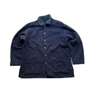 Vintage Alfredo Versace Men's L Wool Chore Jacket